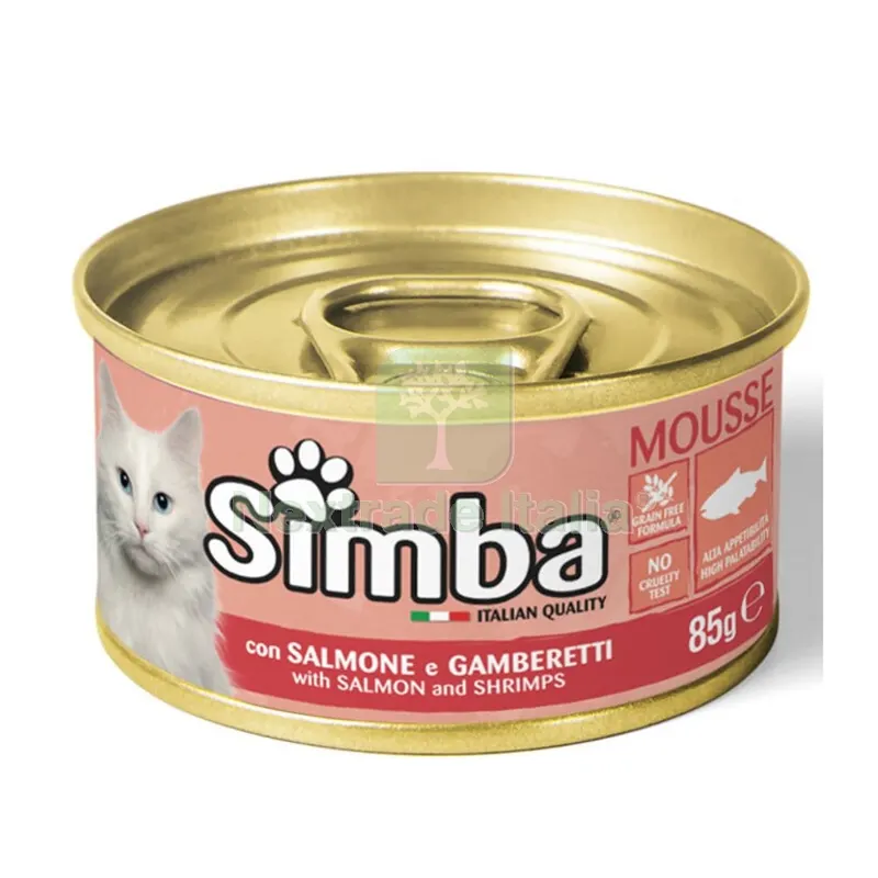 24PZ MONGE SIMBA GATTO GR.85 SALMONE E GAMBERETTI — Gatti — rif. FERX.688869 24PZ MONGE SIMBA GATTO GR.85 SALMONE E GAMBERETTI — Gatti — rif. FERX.688869