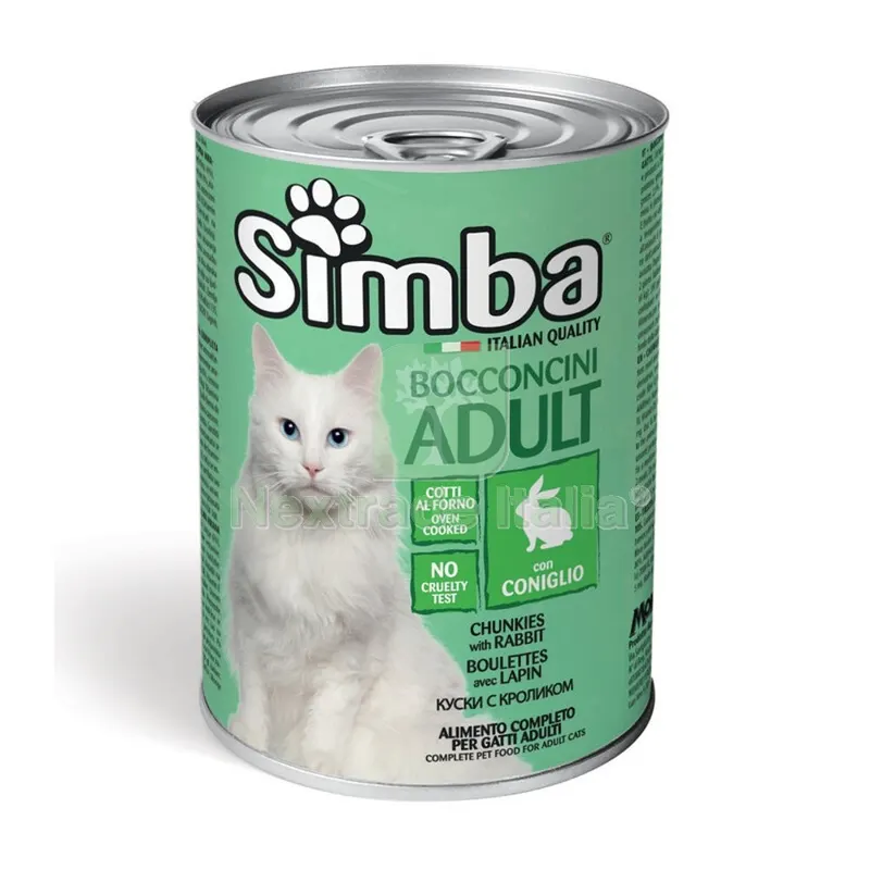 24PZ MONGE SIMBA GATTO GR.415 BOCCONCINI CONIGLIO — Gatti — rif. FERX.688878 24PZ MONGE SIMBA GATTO GR.415 BOCCONCINI CONIGLIO — Gatti — rif. FERX.688878
