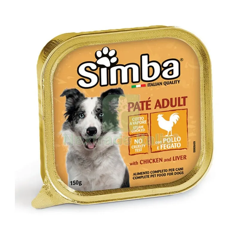 18PZ MONGE SIMBA CANE GR.300 PATE VSC POLLO/FEGATO — Cani — rif. FERX.688887