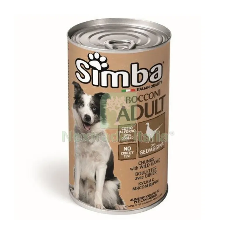 MONGE SIMBA CANE GR.1230 BOCCONCINI SELVAGGINA — Cani — rif. FERX.688895 MONGE SIMBA CANE GR.1230 BOCCONCINI SELVAGGINA — Cani — rif. FERX.688895