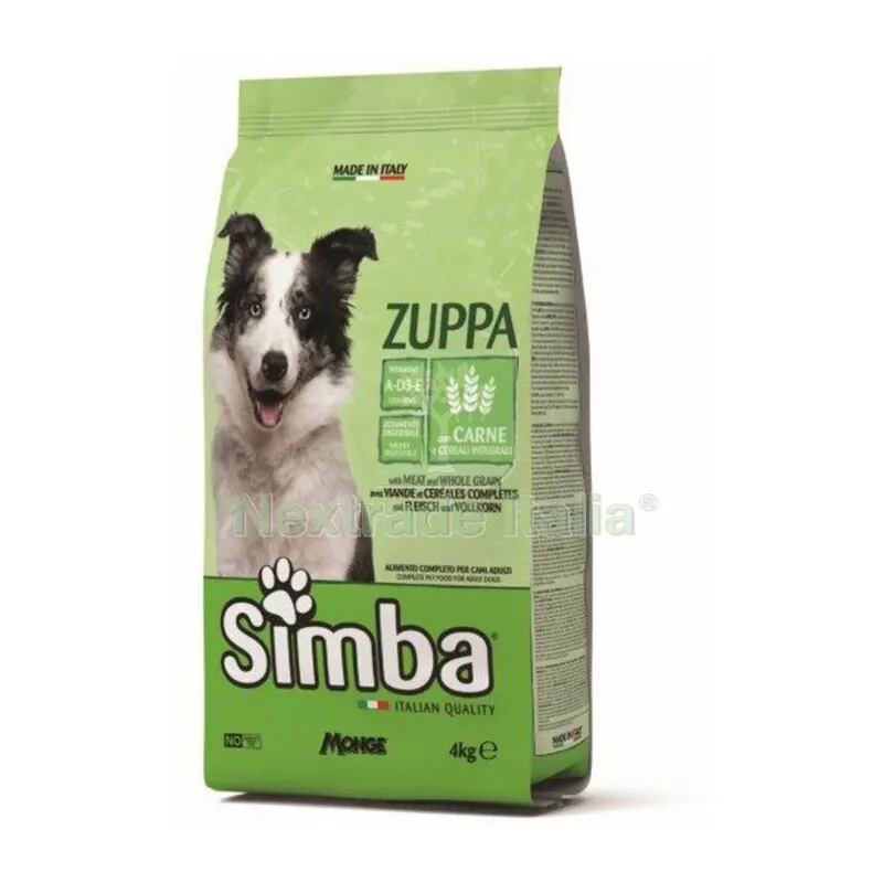 MONGE SIMBA CANE KG.4 ZUPPA CARNE E CEREALI — Cani — rif. FERX.688905