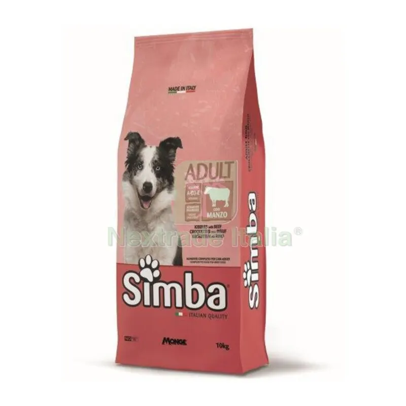 MONGE SIMBA CANE KG.10 CROCCHETTA MANZO — Cani — rif. FERX.688906 MONGE SIMBA CANE KG.10 CROCCHETTA MANZO — Cani — rif. FERX.688906