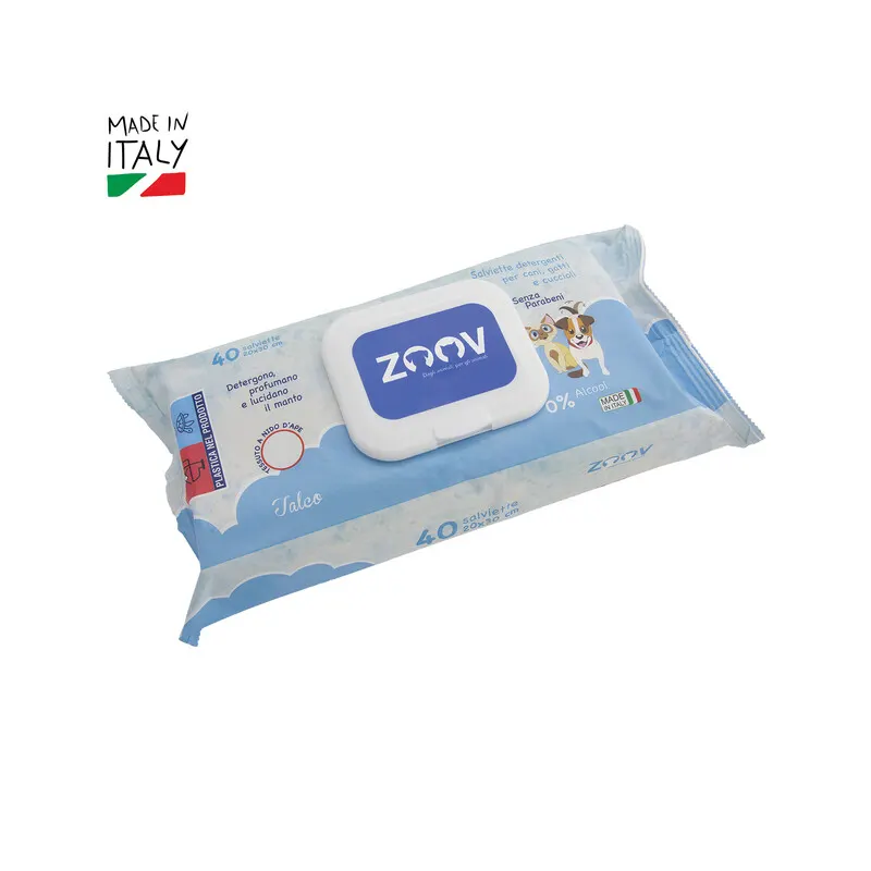 12PZ Zoov Salviettine Detergenti Talco PZ.40 — Accessori bagno — rif. FERX.689298 12PZ Zoov Salviettine Detergenti Talco PZ.40 — Accessori bagno — rif. FERX.689298