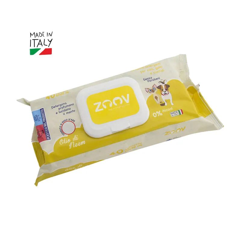 Zoov Salviettine Detergenti Neem PZ.40 — Accessori bagno — rif. FERX.689299 Zoov Salviettine Detergenti Neem PZ.40 — Accessori bagno — rif. FERX.689299