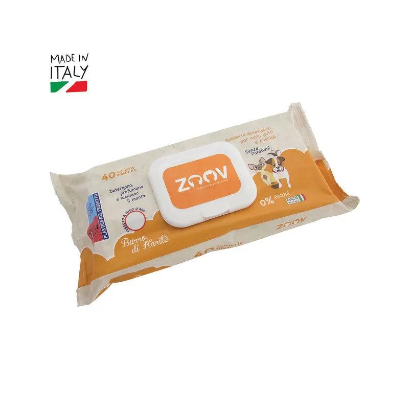 12PZ Zoov Salviettine Detergenti Karite PZ.40 — Accessori bagno — rif. FERX.689300 12PZ Zoov Salviettine Detergenti Karite PZ.40 — Accessori bagno — rif. FERX.689300