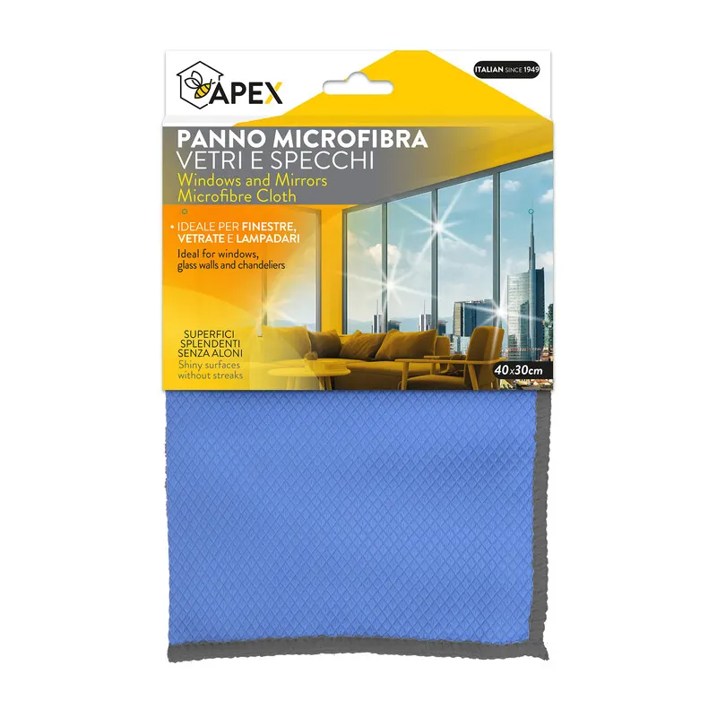 24PZ Panno Microfibra P/Vetri e Specchi CM.40X30 — rif. FERX.690331