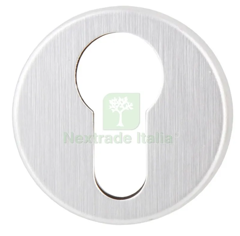2PZ BOCCHETTA F.Y. X PORTE ART. 45 CROMO SATINATO — Ferramenta porte e finestre — rif. FERX.7687 2PZ BOCCHETTA F.Y. X PORTE ART. 45 CROMO SATINATO — Ferramenta porte e finestre — rif. FERX.7687