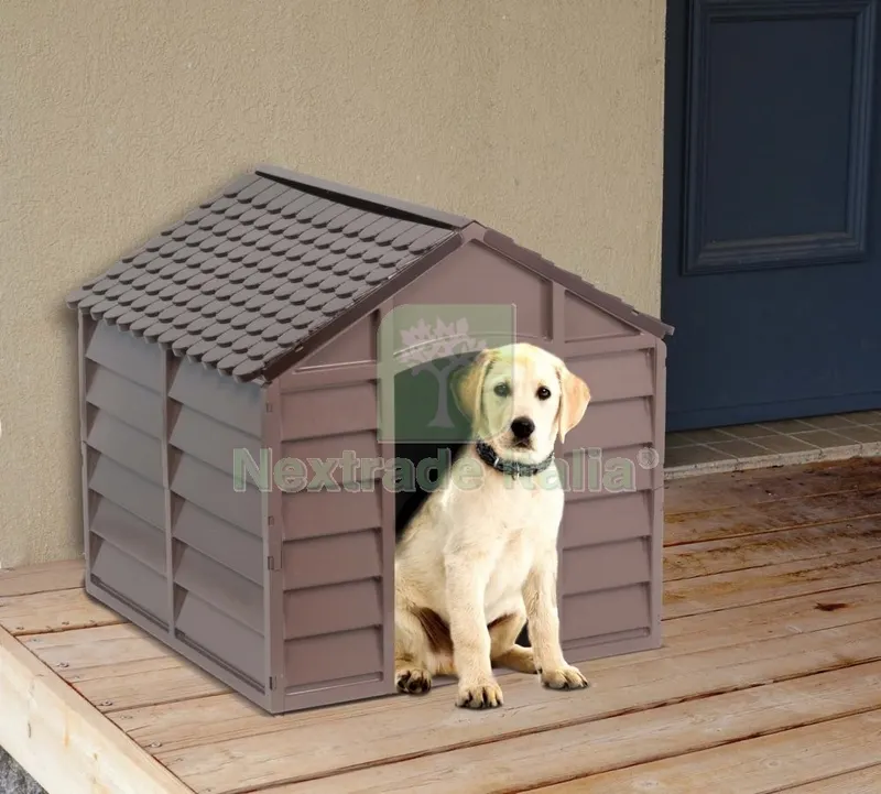 CUCCIA X CANI PVC 72X72X68H BEIGE/MARRONE — Igiene e accessori animali — rif. FERX.88942
