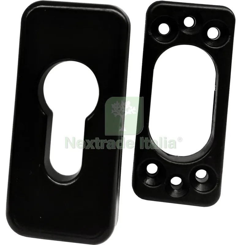 10PZ BOCCHETTA OVALE X PERSIANE IN NYLON — Ferramenta porte e finestre — rif. FERX.8965