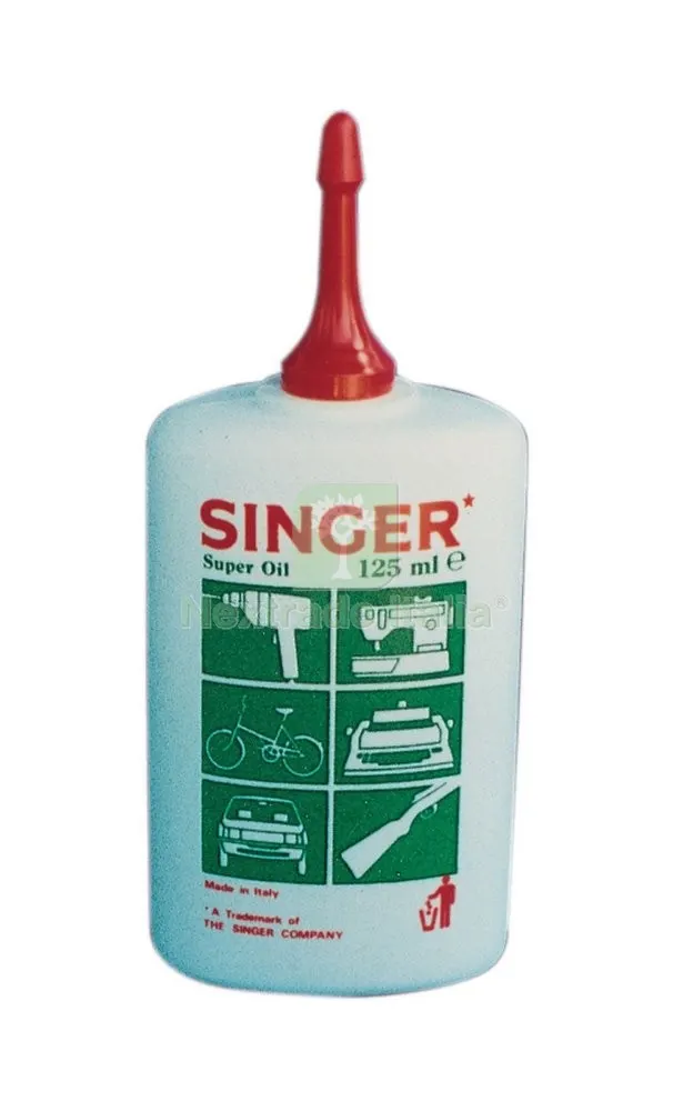 24PZ SINGER OLIO LUBRIFICANTE 125 ML — Lubrificanti e oli — rif. FERX.8991