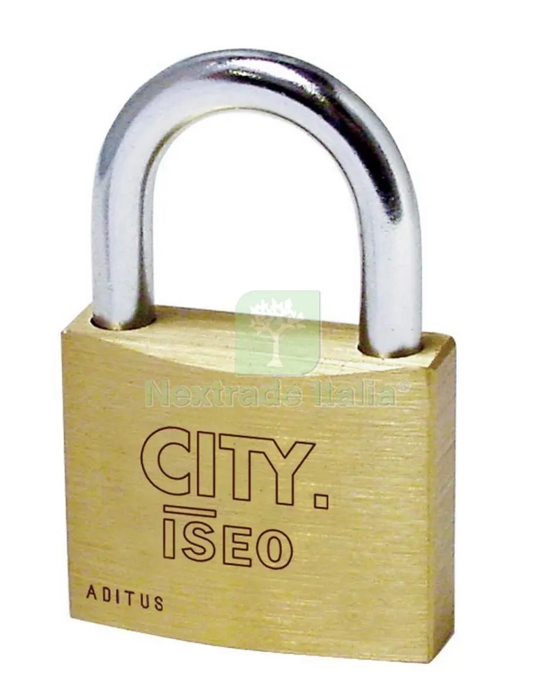 CITY BY ISEO LUCCHETTO RETT. MM 50 KA — Lucchetti e catene — rif. FERX.92631 CITY BY ISEO LUCCHETTO RETT. MM 50 KA — Lucchetti e catene — rif. FERX.92631