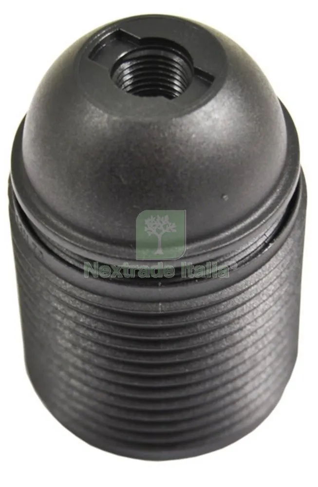 20PZ PORTALAMPADA NERO E27 FILETTATO — Illuminazione — rif. FERX.92708 20PZ PORTALAMPADA NERO E27 FILETTATO — Illuminazione — rif. FERX.92708