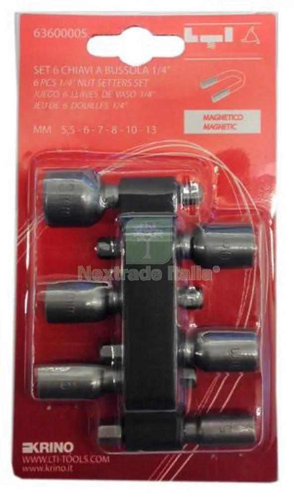 LTI SET 6 INSERTI MAGNETICI A BUSSOLA — Chiavi e bussole — rif. FERX.92857