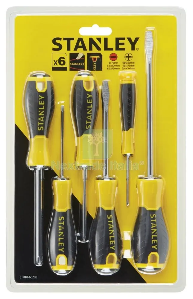 ST SET 6 CACCIAVITI ESSENTIAL ART. 60208 — Cacciaviti e giraviti — rif. FERX.93242