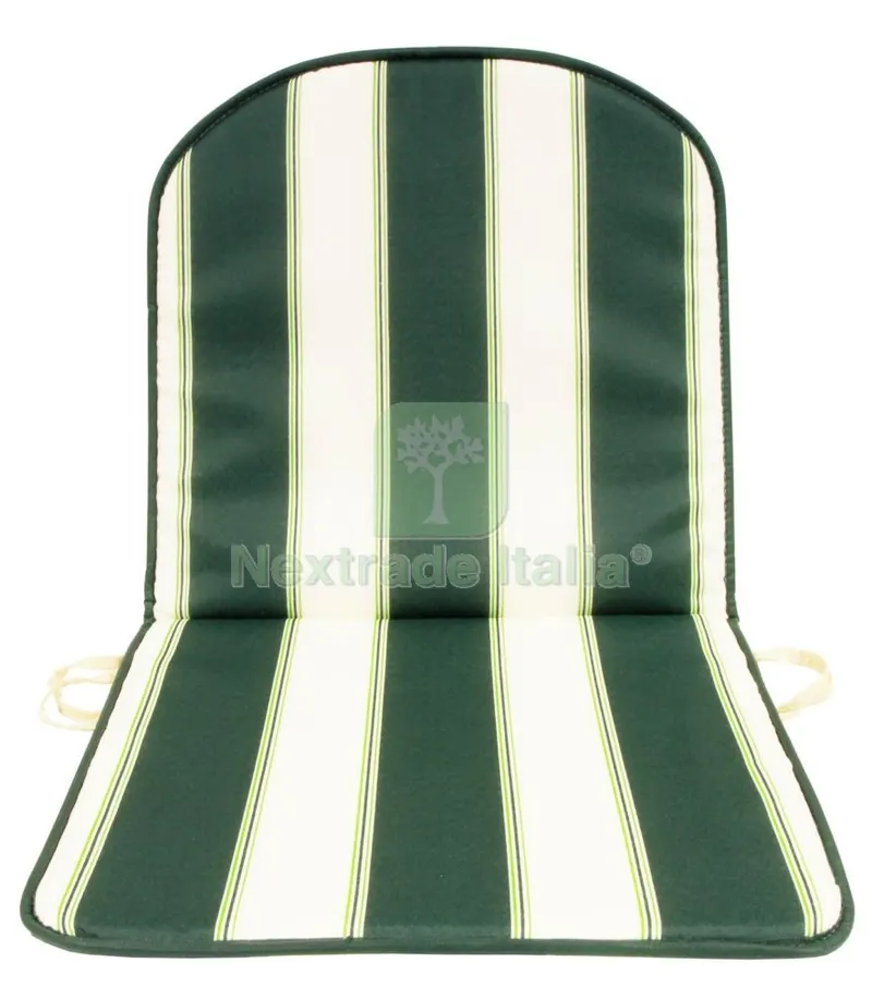 8PZ CUSCINO SCHIENALE BASSO DOUBLE RIGATO VERDE — Tempo libero outdoor — rif. FERX.93864 8PZ CUSCINO SCHIENALE BASSO DOUBLE RIGATO VERDE — Tempo libero outdoor — rif. FERX.93864