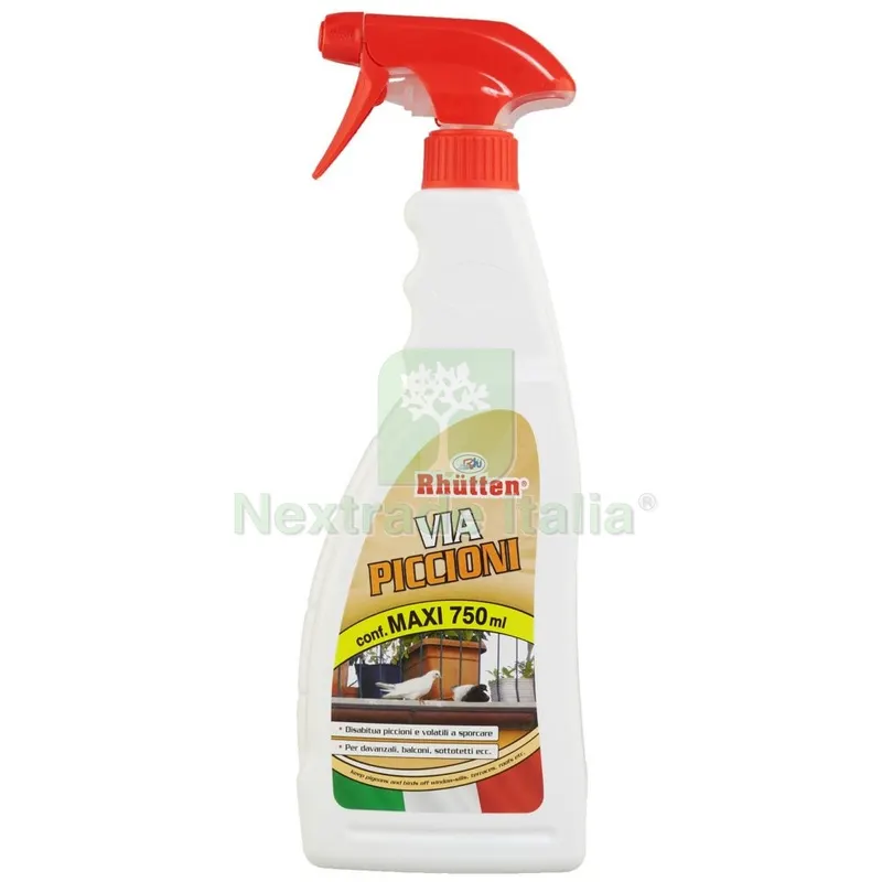 12PZ RHUTTEN DISABITUANTE PICCIONI 750 ML. — Protezione piante e sementi — rif. FERX.94371