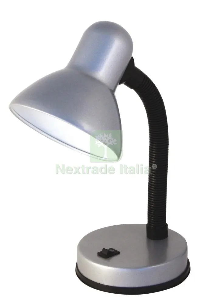 LAMPADA DA SCRITTOIO E27 CHARLESTON SILVER — Illuminazione — rif. FERX.97353 LAMPADA DA SCRITTOIO E27 CHARLESTON SILVER — Illuminazione — rif. FERX.97353