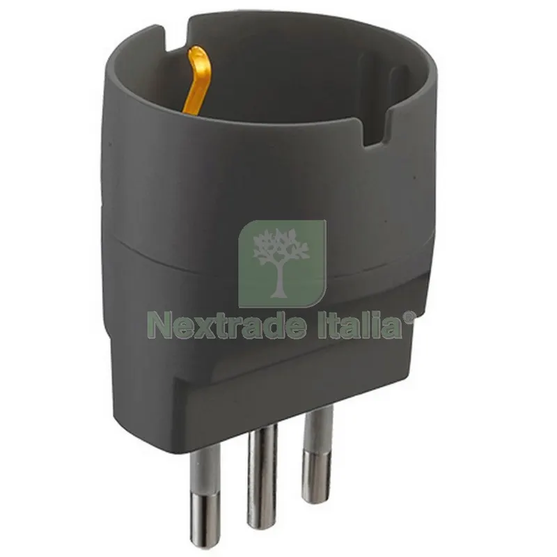 25PZ ADATTATORE SCHUKO 16A NERO FIGURA.9 — Interruttori e prese — rif. FERX.98613 25PZ ADATTATORE SCHUKO 16A NERO FIGURA.9 — Interruttori e prese — rif. FERX.98613