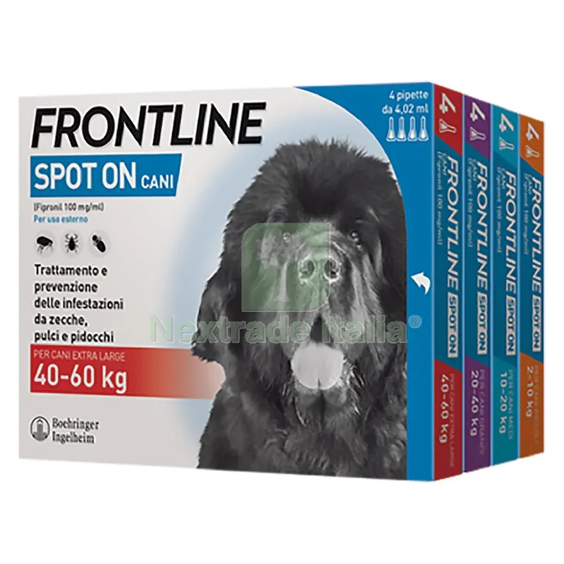 ANTIPARASSITARIO 'FRONTLINE SPOT-ON' cani 10/20 kg - 3 pipette ml 1,34 — Protezione piante e sementi — rif. FERX.6800623NLM