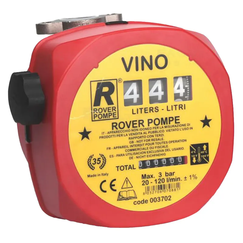 Contalitri Meccanico per Vino attacco 1' — Cani — rif. FERX.6080900NLM Contalitri Meccanico per Vino attacco 1' — Cani — rif. FERX.6080900NLM
