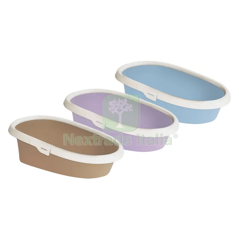 TOILETTE PER GATTI 'MINOU' mod. large - cm 58 x 39 x h. 17 — Gatti — rif. FERX.6060591NLM