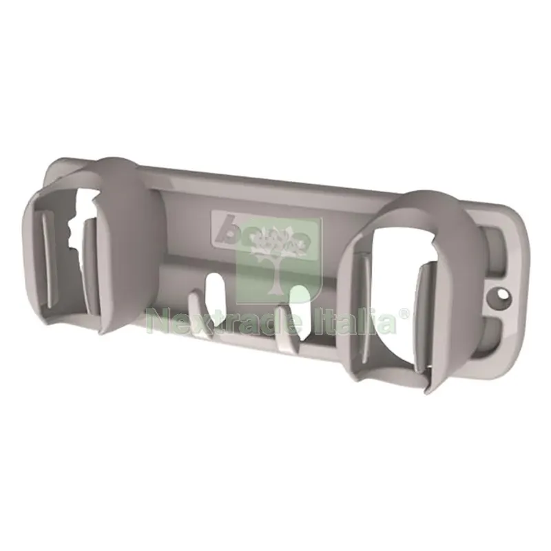 BARRA APPENDISCOPA IN PLASTICA 2 posti - cm. 20,5 x 7 x 4 — Casalinghi e organizzazione — rif. FERX.380316NLM BARRA APPENDISCOPA IN PLASTICA 2 posti - cm. 20,5 x 7 x 4 — Casalinghi e organizzazione — rif. FERX.380316NLM