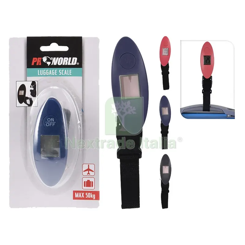 BILANCIA DIGITALE PESABAGAGLI portata 50 kg — Casalinghi e organizzazione — rif. FERX.8020271NLM BILANCIA DIGITALE PESABAGAGLI portata 50 kg — Casalinghi e organizzazione — rif. FERX.8020271NLM