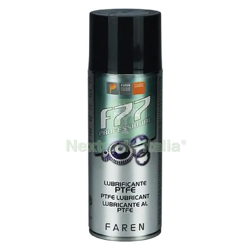 12PZ GRASSO LUBRIFICANTE PTFE SPRAY 'F77' ml 400 — Lubrificanti e oli — rif. FERX.9002784NLM 12PZ GRASSO LUBRIFICANTE PTFE SPRAY 'F77' ml 400 — Lubrificanti e oli — rif. FERX.9002784NLM