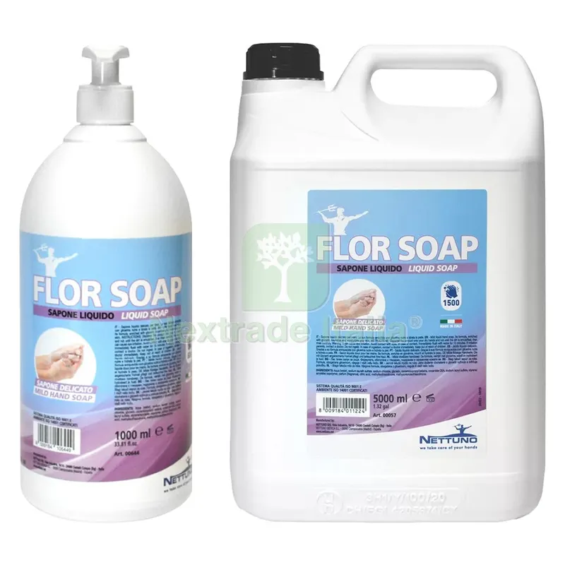 SAPONE LIQUIDO 'FLOR SOAP' ml 5000 — Casalinghi e organizzazione — rif. FERX.9007296NLM