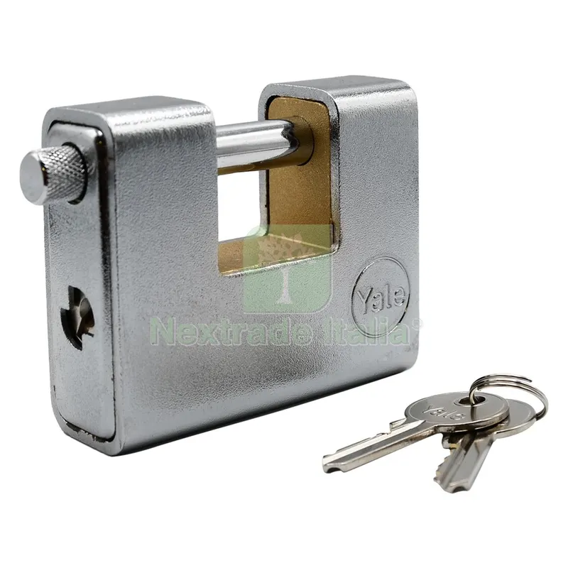LUCCHETTO CORAZZATO mm 91 (3 chiavi) — Lucchetti e catene — rif. FERX.3022192NLM