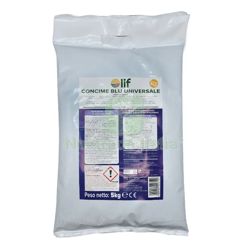 CONCIME GRANULARE UNIVERSALE BLU Kg. 5 — Protezione piante e sementi — rif. FERX.6125644NLM