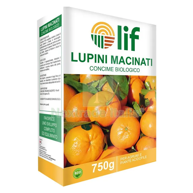 CONCIME A SCAGLIE 'LUPINI MACINATI' Gr. 750 — Protezione piante e sementi — rif. FERX.6237261NLM CONCIME A SCAGLIE 'LUPINI MACINATI' Gr. 750 — Protezione piante e sementi — rif. FERX.6237261NLM