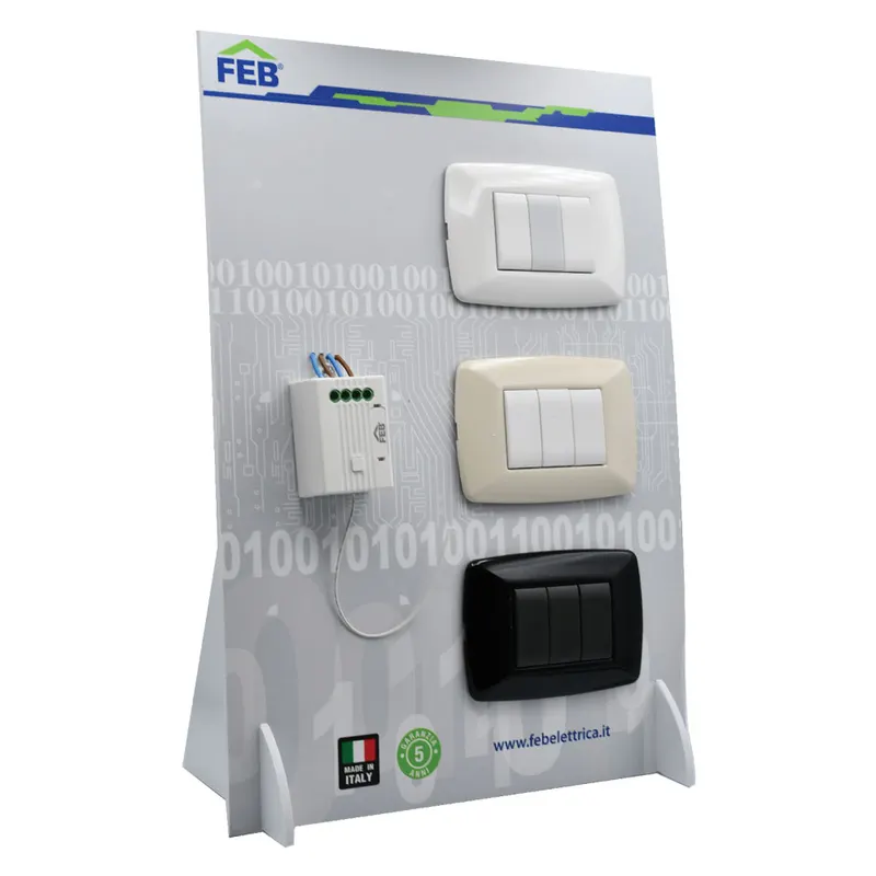 Espositore con Placche Elettriche fornito vuoto — Articoli per ufficio — rif. FERX.8120800NLM