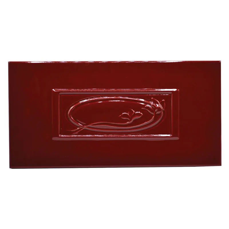 PIASTRELLA RICAMBIO per stufa Rosa Liberty colore bordeaux — Scarichi e sifoni — rif. FERX.7000071NLM