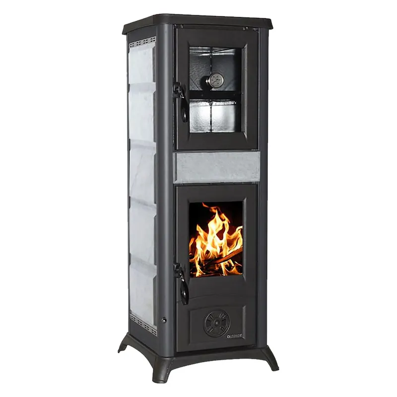 Stufa a Legna 'gemma Forno 5.0' Colore petra — Stufe e camini — rif. FERX.7000595NLM