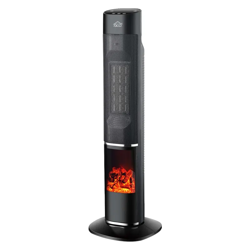 Stufa a Torretta Effetto Camino 'PTC2011' 2000 W - altezza da terra cm 85,5 — Stufe e camini — rif. FERX.7003442NLM