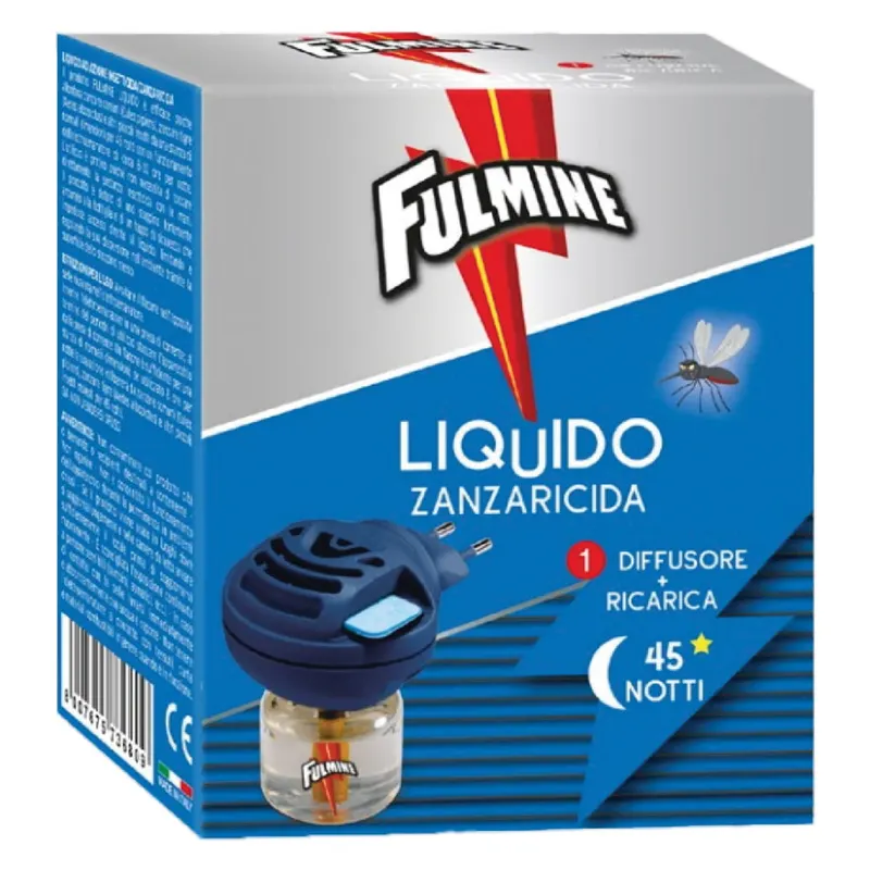 ANTIZANZARE ELETTRICO AD EMANAZIONE 'FULMINE' con 1 ricarica liquida 35 ml — Disinfestazione e controllo nocivi — rif. FERX.6135912NLM