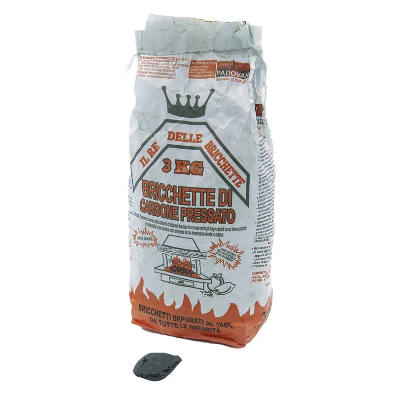 Carbone Vegetale per Grill 'briquette' Kg 3 ca. nx1 — Tempo libero outdoor — rif. FERX.700853NLM Carbone Vegetale per Grill 'briquette' Kg 3 ca. nx1 — Tempo libero outdoor — rif. FERX.700853NLM