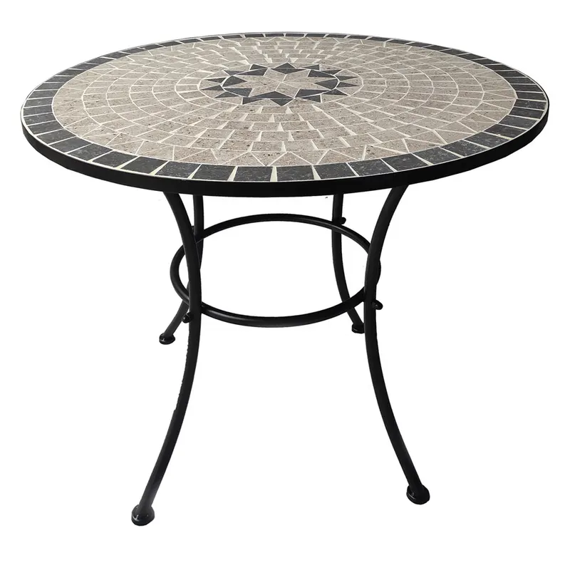 Tavolo Decoro Mosaico 'aurora' Ø 80 x h.73 cm - seconda scelta — Tempo libero outdoor — rif. FERX.ST95687NLM
