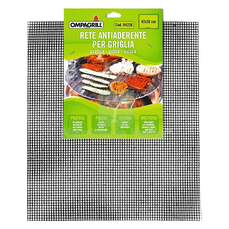 RETE ANTIADERENTE PER GRIGLIARE cm 42x36 — Reti e recinzioni — rif. FERX.8038490NLM