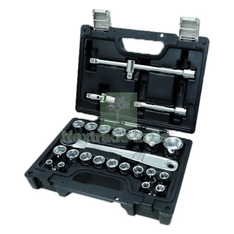 SET CHIAVI A BUSSOLA ART. 923E/C25 BW 25 pezzi - 1/2 — Chiavi e bussole — rif. FERX.531149NLM SET CHIAVI A BUSSOLA ART. 923E/C25 BW 25 pezzi - 1/2 — Chiavi e bussole — rif. FERX.531149NLM