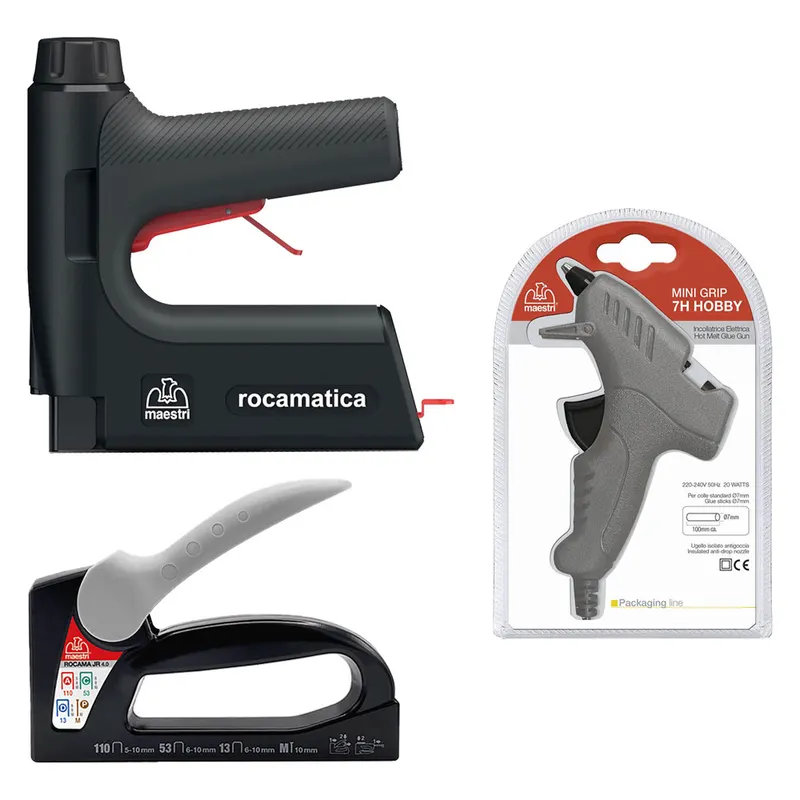 Kit Fissatrice 'rocamatica' + 'rocama' + Spruzzatore 'minigrip 7H' set promo — Spatole e attrezzi per stesura — rif. FERX.5072490NLM