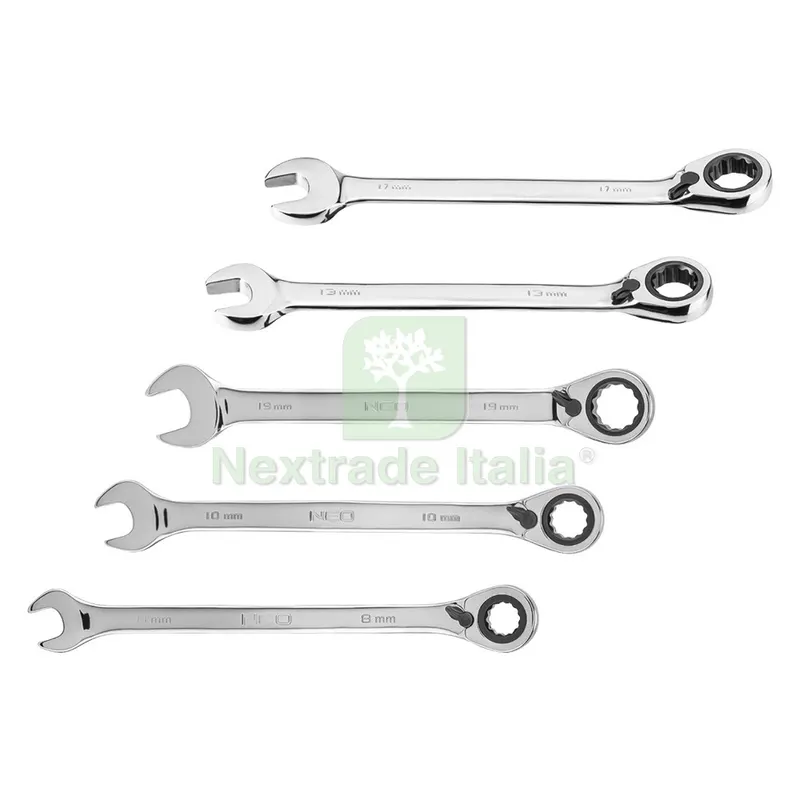 CHIAVE COMBINATA A CRICCHETTO mm 13 x 175 — Chiavi e bussole — rif. FERX.5131516NLM CHIAVE COMBINATA A CRICCHETTO mm 13 x 175 — Chiavi e bussole — rif. FERX.5131516NLM