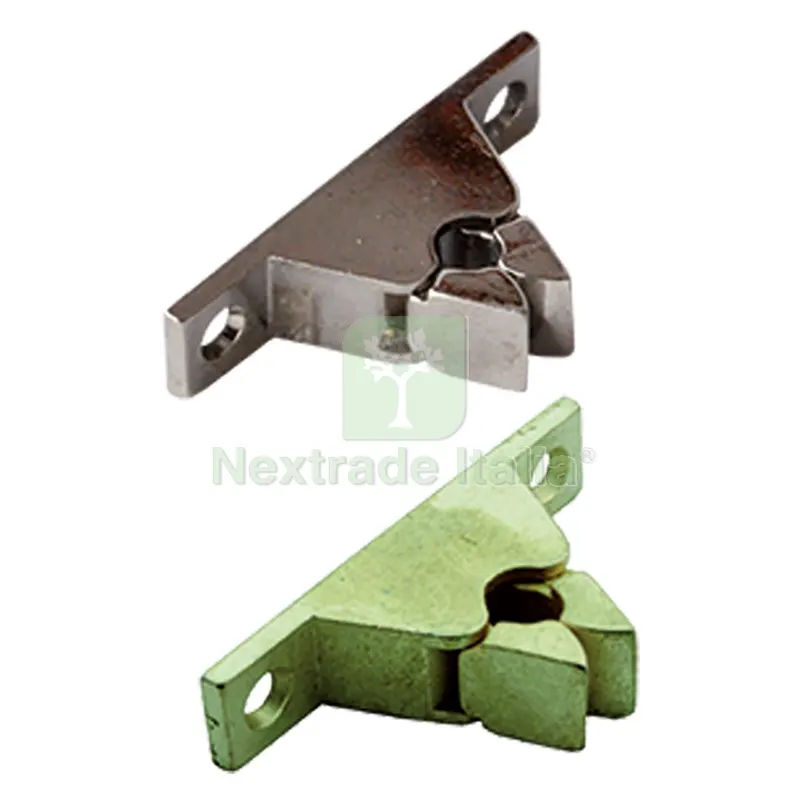 FERMAPORTA A PINZA ottonato - pz. 1 — Ferramenta porte e finestre — rif. FERX.030902NLM
