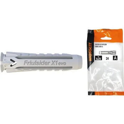 5CF Tassello Nylon Self Workit MM 6X30 CF=PZ 20 — rif. FERX.VIR9003021