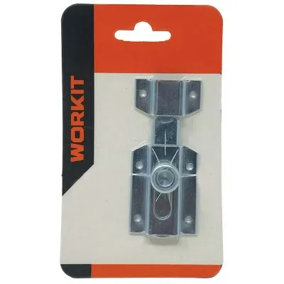 2PZ Catenaccio Traverso Medio Self Workit Zincato Piastra Larga MM 39 MM 6X16 CM 7 — Lucchetti e catene — rif. FERX.VIR9100069 2PZ Catenaccio Traverso Medio Self Workit Zincato Piastra Larga MM 39 MM 6X16 CM 7 — Lucchetti e catene — rif. FERX.VIR9100069