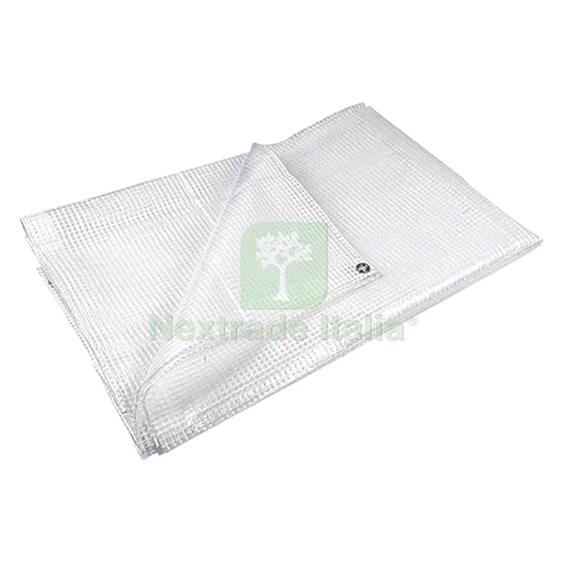 TELONE RETINATO CON OCCHIELLI mt 3 x 4 bianco - 160 gr./mq. — Teli e teloni — rif. FERX.6066502NLM TELONE RETINATO CON OCCHIELLI mt 3 x 4 bianco - 160 gr./mq. — Teli e teloni — rif. FERX.6066502NLM