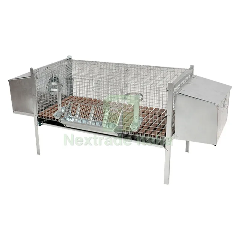 GABBIA CONIGLI DUE FATTRICI cm 100 x 50 xH 70 — Docce e arredo acqua da giardino — rif. FERX.604720NLM