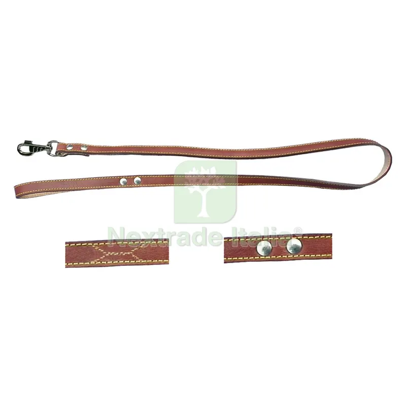GUINZAGLIO PER CANE larg. mm 18 lung.cm 70 cucito — Cani — rif. FERX.605960NLM