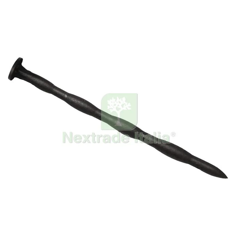 CHIODI FERMA TELO TESTA PIATTA lunghezza cm 9,5 - cf. 200 pz — Chiodi e graffe — rif. FERX.6068472NLM
